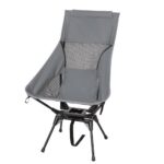 Chair Outdoor foldable swivel chair with high back