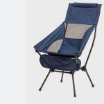 Chair Outdoor foldable high-back moon chair with square structure