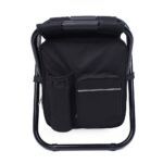 Chair Portable Outdoor Backpack Chair — Foldable Leisure Fishing Stool and Cooler Bag Chair