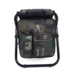Chair Portable Outdoor Backpack Chair — Foldable Leisure Fishing Stool and Cooler Bag Chair