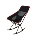 Chair Outdoor Foldable High Backrest Moon Rocking Chair