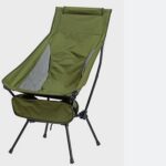 Chair Outdoor foldable high-back moon chair with square structure